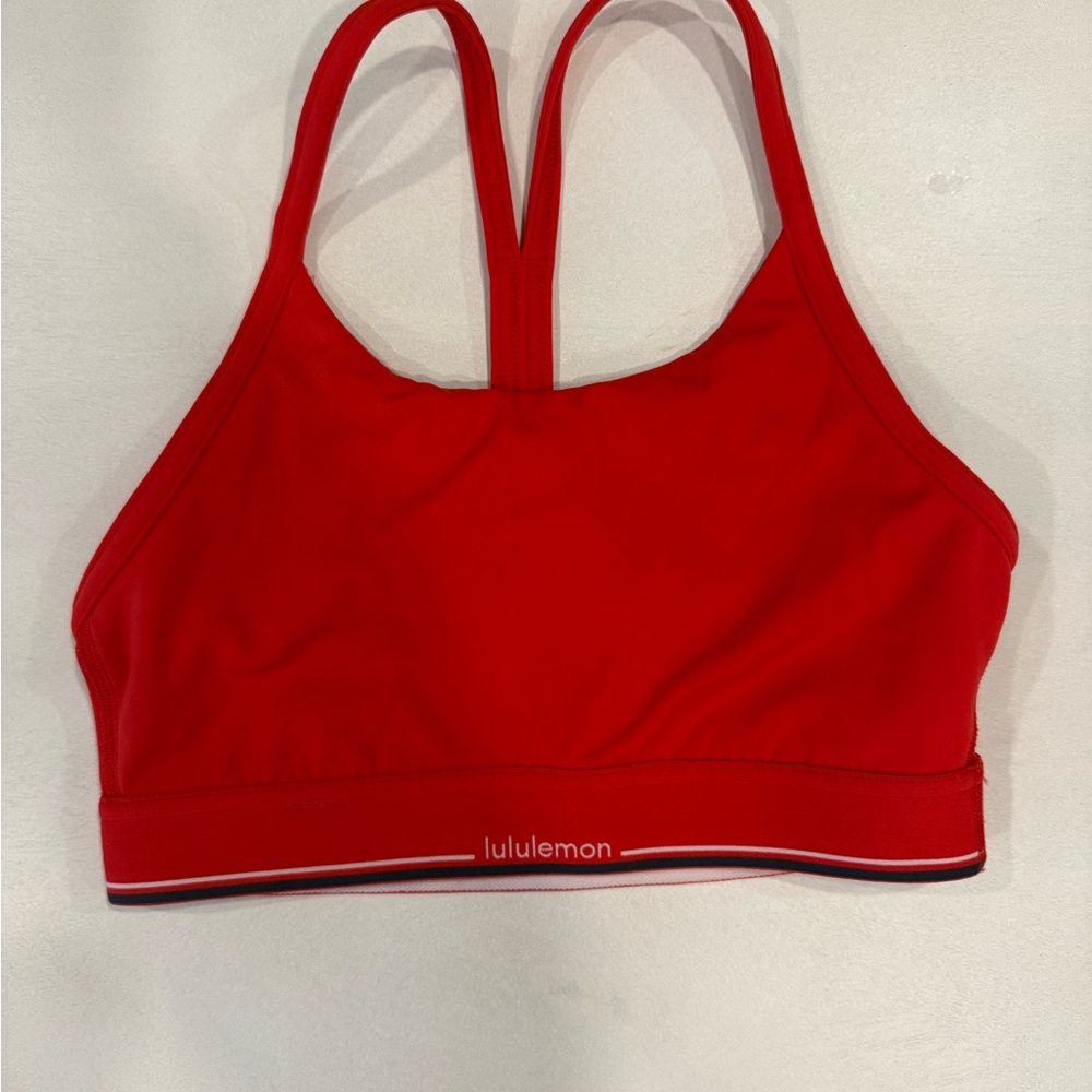 lululemon athletica Red Sports Bra